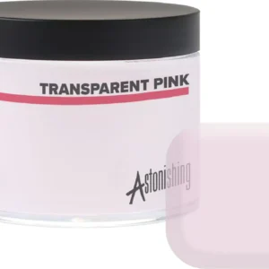 ACRYLIC POWDER TRANSPARENT PINK 250gr - Afbeelding 3