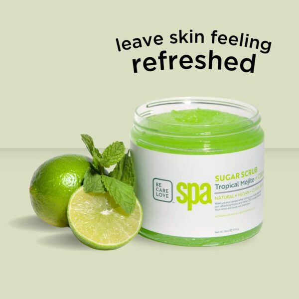 BCL SPA SUGAR SCRUB TROPICAL MOJITO + CBD 454GR - Afbeelding 3