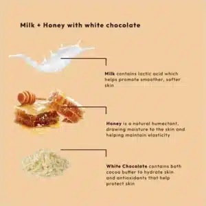BCL SPA SUGAR SCRUB MILK + HONEY + WHITE CHOCOLATE 454GR - Afbeelding 4