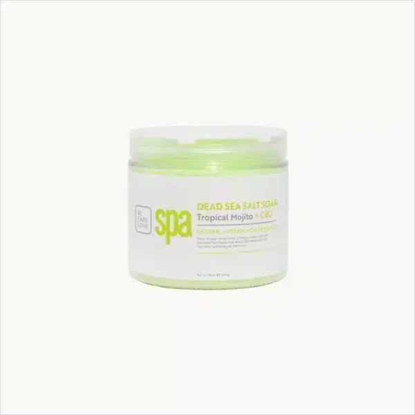 BCL SPA DEAD SEA SALT SOAK TROPICAL MOJITO + CBD 454GR