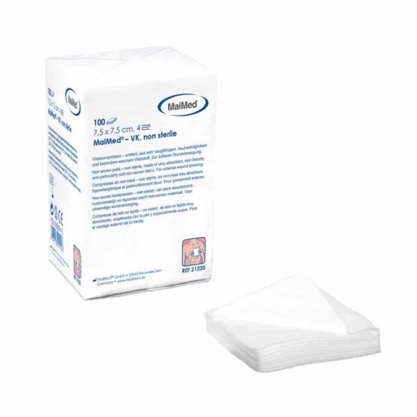 Non-Woven Kompres niet steriel 5cm x 5cm - los verpakt - 100st