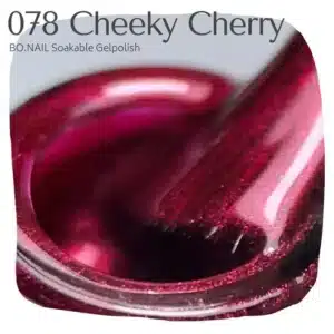 BO.NAIL Soakable Gelpolish #078 Cheeky Cherry (7ml) - Afbeelding 3